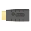 Adapter HDMI (spraudnis) > HDMI (ligzda), EDID emulators (melns)