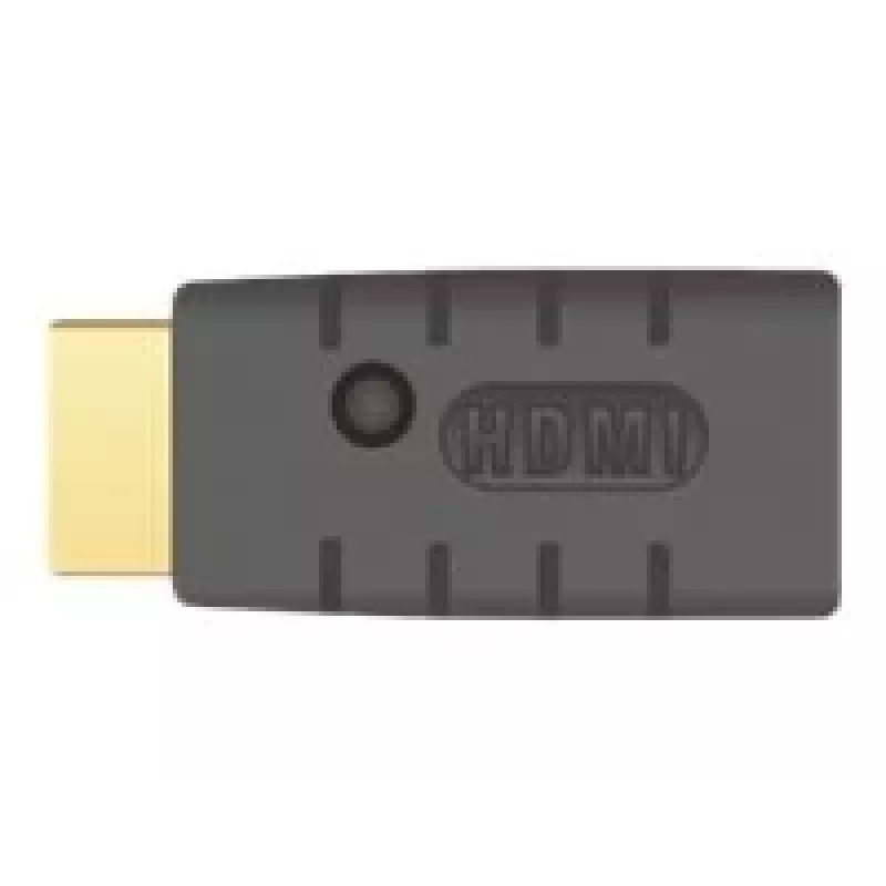 Adapter HDMI (spraudnis) > HDMI (ligzda), EDID emulators (melns)