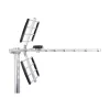 Virziena antena LIBOX LB1600 16 elementu pasīvā DVB-T, UHF 470–790 MHz, VHF 174–230 MHz, 18 dB pastiprinājums, LTE filtrs