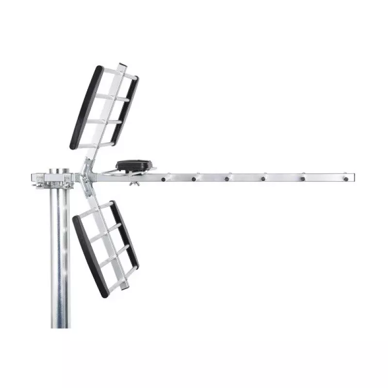 Virziena antena LIBOX LB1600 16 elementu pasīvā DVB-T, UHF 470–790 MHz, VHF 174–230 MHz, 18 dB pastiprinājums, LTE filtrs