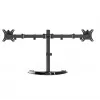 Gembird MS-D2ST-02 monitora galda statīvs (pagriežams, noliecams, grozāms), 13”-32”, melns