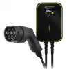 Elektromobiļa uzlādes stacija zaļa Cell EV14 22 kW melna alumīnija, pie sienas stiprināma