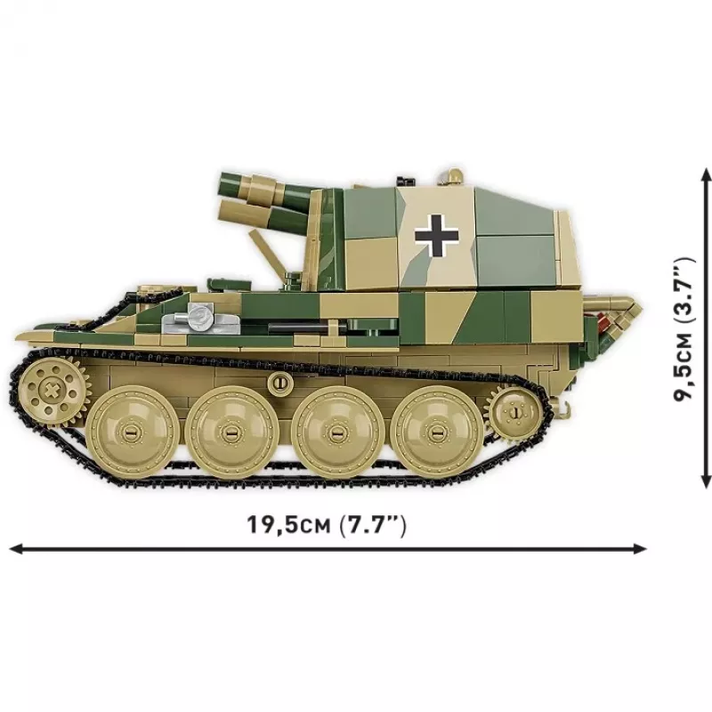 Konstrukcijas modelis Cobi SD.KFZ.138/1 Grille, 720 gab., vitrīnas modelis