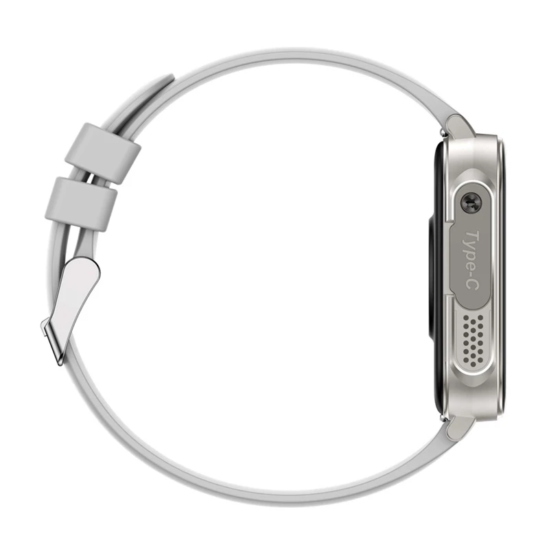 Smartwatch Colmi P80 sudraba – Colmi P80 kompaktais viedpulkstenis, sudraba korpuss