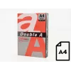 Krāsains papīrs Double A, 80 g, A4, 500 loksnes, sarkans
