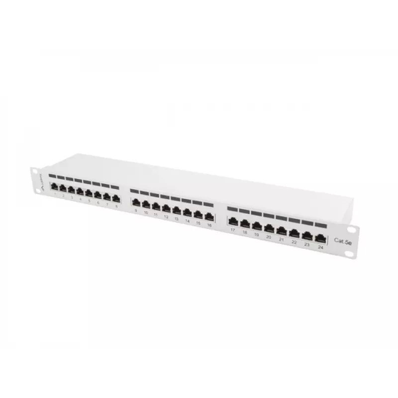 Plāksteru panelis 1U Lanberg PPS5-1024-S