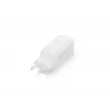 Wall charger DIGITUS DA-10303 67W GaN, 2× USB-C + 1× USB-A, 100–240V, balta