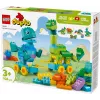 Konstruktors LEGO DUPLO 10451 Dinozauri uz riteņiem 3-in-1 komplekts, 108 gab., vecumam 3+, augstums 220 mm