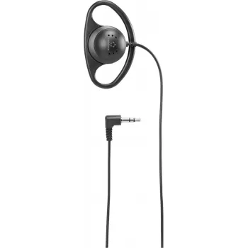 Renkforce HK-1S On Ear Headphones Wired Mono Melns Ear Hook, Mono (RF-5047972)