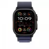 Apple 49mm Navy Alpine Loop - Mazs - Melna titāna apdare