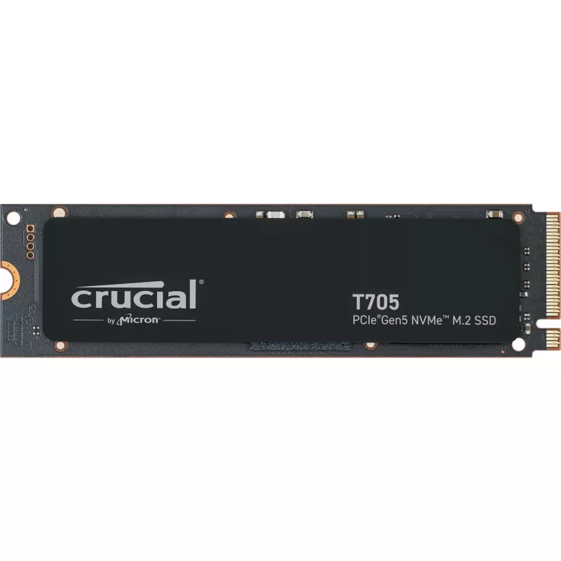 SSD disks Crucial T705 4TB M.2 NVMe PCIe 5.0, 14100/12600MB/s