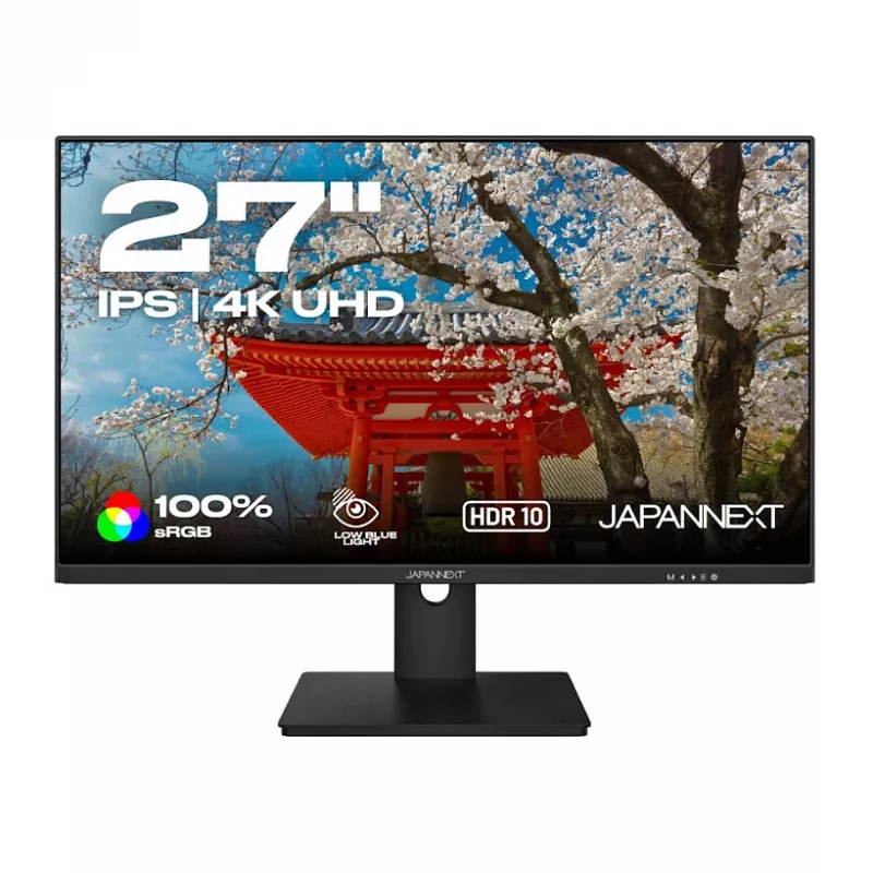 JAPANNEXT JN-IPS270UHD60F 16:9 HDMI/DP UHD - Plakanā ekrāna monitors (TFT/LCD)
