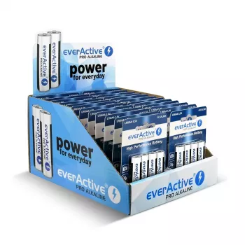 Sārmainās baterijas everActive LR64BLPADIS — 96 gab., AA izmērs