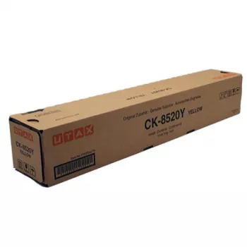 Toner kasetne Utax CK-8520Y dzeltena 1T02P3AUT0, saderīgs modelis CK-8520 sērija, krāsa dzeltena