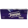 Tempo Classic 4-kārtu kabatas salvetes, baltas, 15 x 10 loksnes