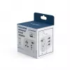 Ceļojumu adapteris GEMBIRD TPA-EU2A1C15-01-W — 15 W, E tipa kontaktdakša, 2× USB-A + 1× USB-C, 100–250 V