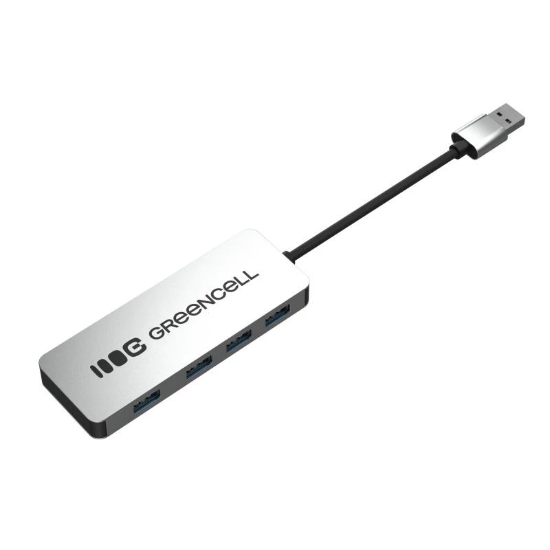USB centrmezgls zaļa Cell HUB-GC-A4A — 4 portu USB-A 3.0 centrmezgls