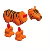 Animal Popular Playthings Magnetic Mix or Match Animals Daudzkrāsains