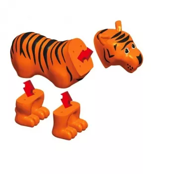 Animal Popular Playthings Magnetic Mix or Match Animals Daudzkrāsains
