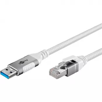 Goobay 74157 - Tīkla adaptera kabelis USB 3.0 Type A Gigabit Ethernet 1 m - Tīkla karte - 1,000 Mbps (74157)
