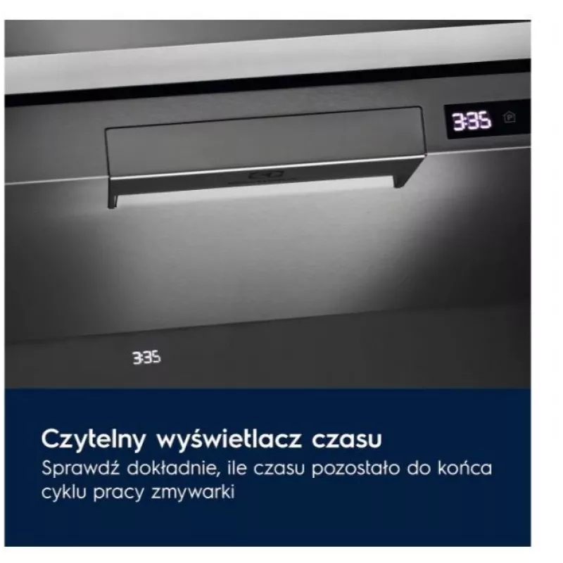 Iebūvējamā trauku mazgājamā mašīna Electrolux EES48401L — 600 mm, 13–14 galda piederumu komplekti, A energoefektivitātes klase, 10,5 L/ciklā