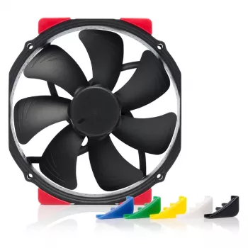 Datora korpusa ventilators Noctua NF-A15 HS-PWM chromax.Melns.swap 150 mm, PWM, 300–1500 RPM, 140.2 m³/h, 24.6 dB