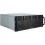 Servera korpuss Inter-Tech 4U-4408 Rack melns, sudrabains