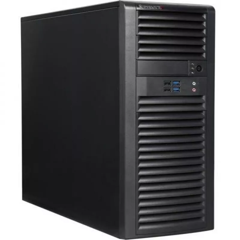 Supermicro - SuperChassis 732D4-903B (melns) - Tornis - E-ATX 900 W melns USB/audio