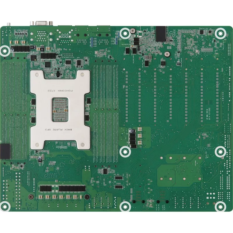 Servera mātesplate ASRock ROMED8-2T/BCM, AMD EPYC 7003, Socket SP3, ATX, 8× DDR4 DIMM, 3× RJ-45, 10× SATA III, 7× PCIe x16 Gen4