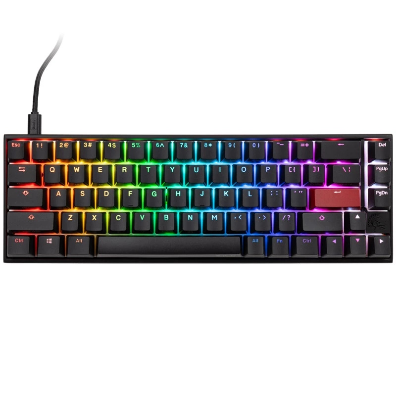 Ducky Mecha Pro SF tastatūra, spēlēm, USB, ASV angļu, melna