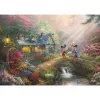 Thomas Kinkade Studios: Mickey & Minnie in the Nostalgia metāla kārba, 500 gabalu mozaīka