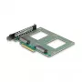Iekšējais U.2 adapteris DeLOCK 90162 PCIe resursdatora interfeiss ar LED indikatoriem