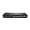 HPE - Aruba 6300M - Slēdzis - L3 - pārvaldīts - 48 x 10/100/1000 (1 PoE+) + 4 x 1 Gigabits / 10 Gigabits / 25 Gigabits / 50 Gigabits SFP56 (Augšupielāde / Sakraušana) Priekšpuse un Sāni uz Aizmuguri
