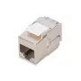Keystone modulis Digitus CAT 6A RJ-45 ekranēts sudraba 1 gab.