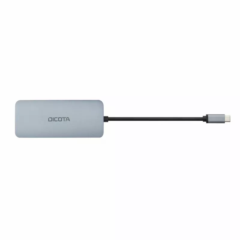 Dicota USB-C 8-in-1 Multi Hub 4K PD 100W sudraba