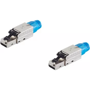 RJ45 savienotājs ShiverPeaks BS08-45004-2 Cat 8.1 uz lauka konfigurējams metāla