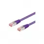 Wentronic Goobay CAT 6 ielāpu vads, S/FTP (PiMF), violets, 30 m - LSZH bez halogena, varš (93542)