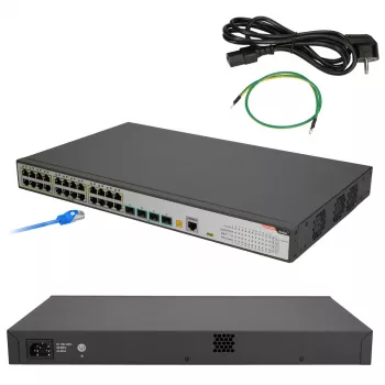 Vadāms komutators FiberHome S4820-28T-X-PE-AC L2/L3 Gigabit Ethernet 24 porti PoE