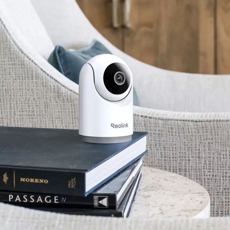 IP drošības kamera Reolink E Series E321 — kupolveida, iekštelpām, 2304×1296, 4 mm, bezvadu, pie griestiem/sienām/galda