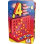 Schmidt Spiele Vier (51214) - Kompakta stratēģiskā galda spēle 2 spēlētājiem no 6 gadiem