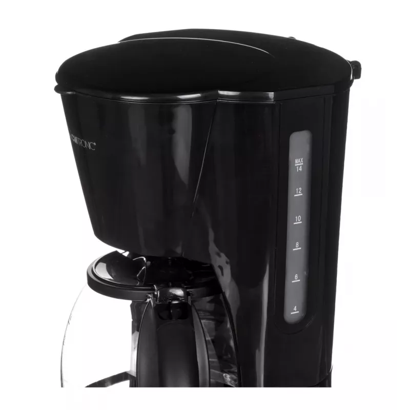 Kafijas automāts CLATRONIC KA 3473, 1,5 L ūdens tvertne, 14 krūžu ietilpība, melns