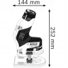 Bosch GKF 12V-8 Professional taisnais matu urbis 1300 apgr./min Melna, Zila, Sarkana