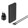 Belkin BoostCharge - Powerbank + AC barošanas bloks - 20000 mAh - PD - 3 izejas porti (24 pin USB-C, 2 x USB)