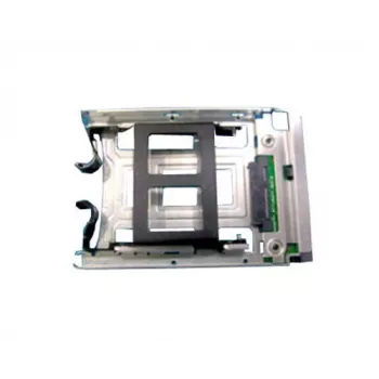 HP 675769-001 diskdziņa nodalījuma panelis 8,89 cm (3,5 collas) HDD korpuss Melns, nerūsējošais tērauds