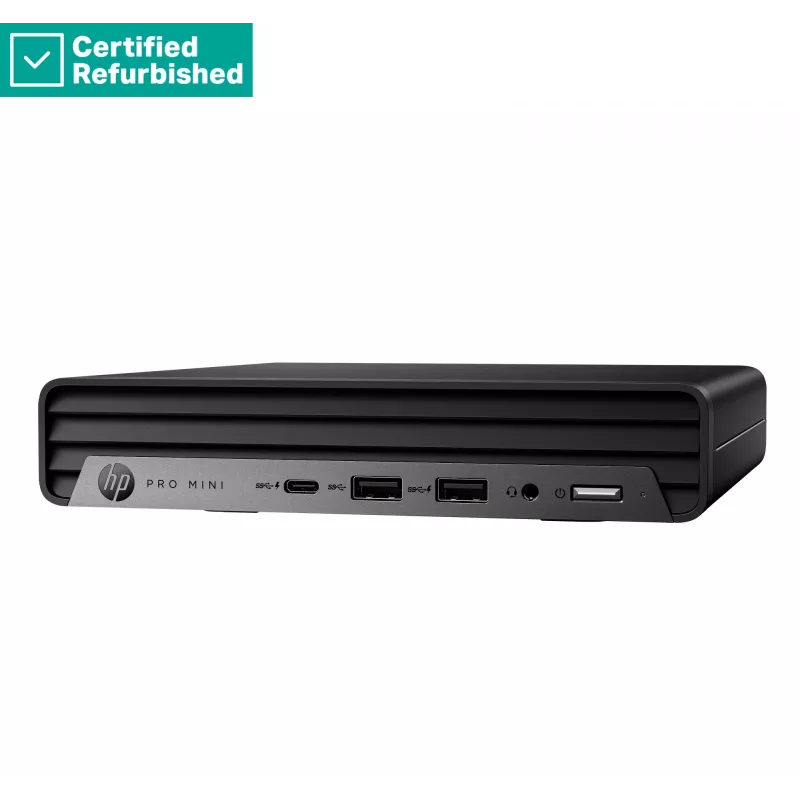 RENEW SILVER HP Pro 400 G9 Mini - i5-14500T, 16GB, 512GB SSD, USB pele, Win 11 Pro, 1 gads
