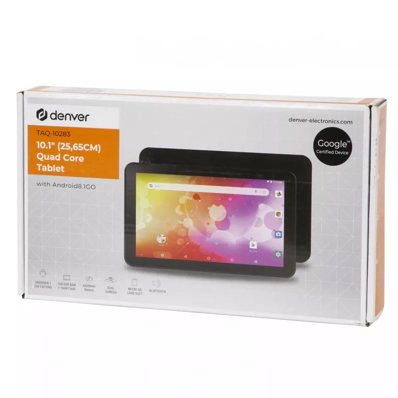 Tablet Denver TAQ-10283 10,1 collas 1,2 GHz 1 GB RAM 16 GB Android 8.1