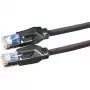 DTWYLER komutācijas kabelis Cat.6 E klase S/FTP CU 7702 flex LSOH Hirose TM21 melns 1m