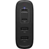 Sienas lādētājs OTTERBOX 78-81343 100W GaN ar 2× USB-C un 2× USB-A portiem