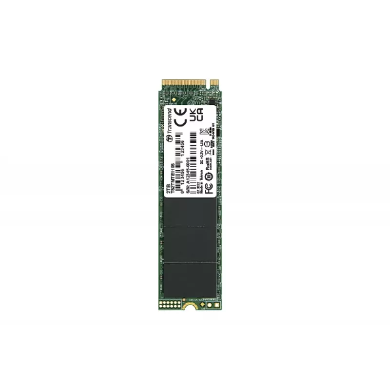 SSD disks Transcend 2TB M.2 PCIe Gen3 x4 NVMe TS2TMTE110S