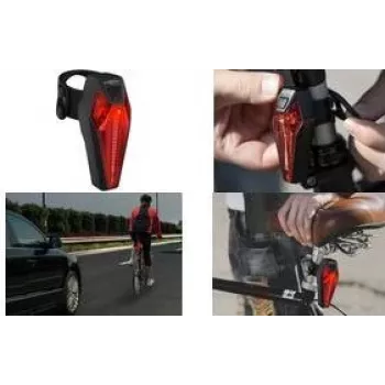 Ansmann Bikelight Rear LED bremzes uzlādējamais (1600-0553)